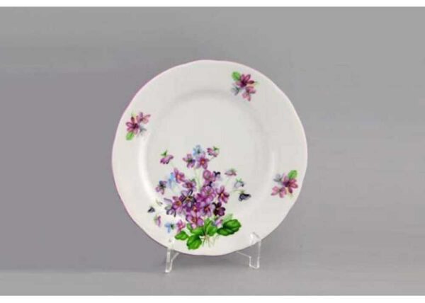Набор тарелок десертных 19 см Мэри-Энн Лиловые цветы Леандер 23912