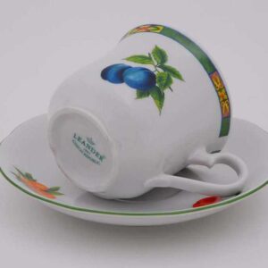 Набор чайных чашек с блюдцами 200 мл Мэри-Энн Фруктовый сад Леандер 080H 2