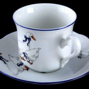 Набор чайных чашек с блюдцами 200 мл Мэри-Энн Гуси Леандер 0807 2