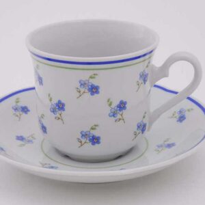 Набор чайных чашек с блюдцами 200 мл Мэри-Энн Синие цветы Леандер 0887 2