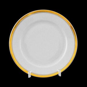 Набор тарелок десертных 17 см Сабина Отводка золото Леандер 0511 2