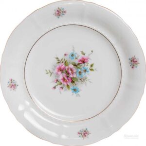 Набор тарелок десертных 19 см Соната Розовые цветы Леандер 0013 2