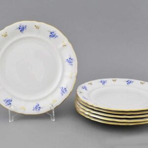 Набор тарелок мелких 25 см Соната Голубые цветы Леандер 00092
