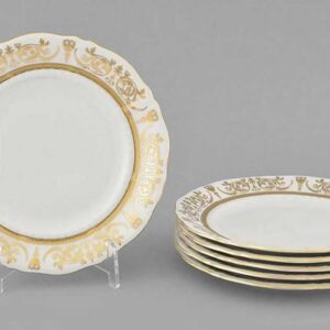Набор тарелок мелких 25 см Соната Золотой орнамент Леандер 1373 2