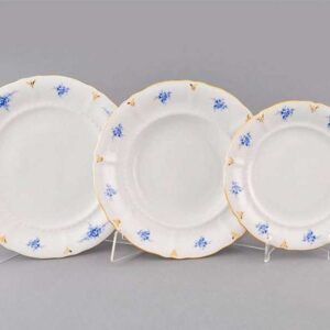 Набор тарелок Соната Голубые цветы Леандер 0009 2