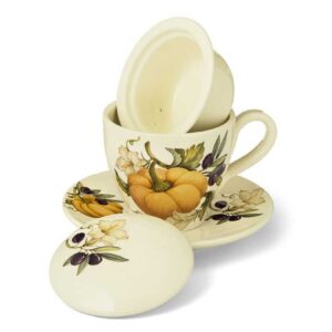 Чайный набор Тыква artigianato ceramico2
