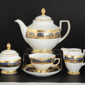 Чайный сервиз Arabesque BLUE Gold Falkenporzellan 2