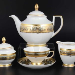 Чайный сервиз Arabesque Seladon Gold Falkenporzellan 2