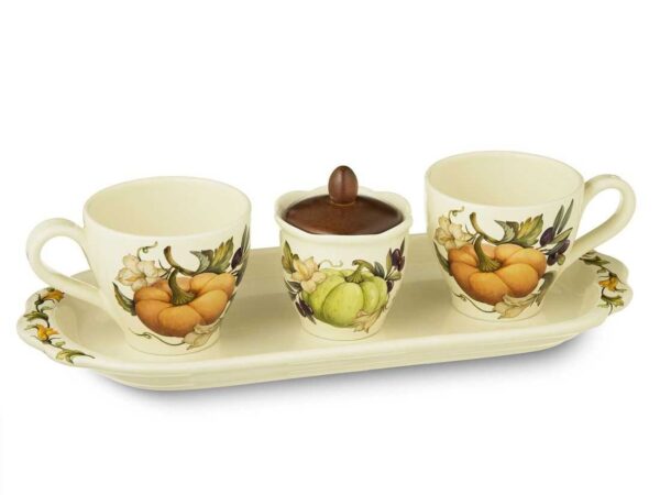 Чайный сервиз Тыква artigianato ceramico 2