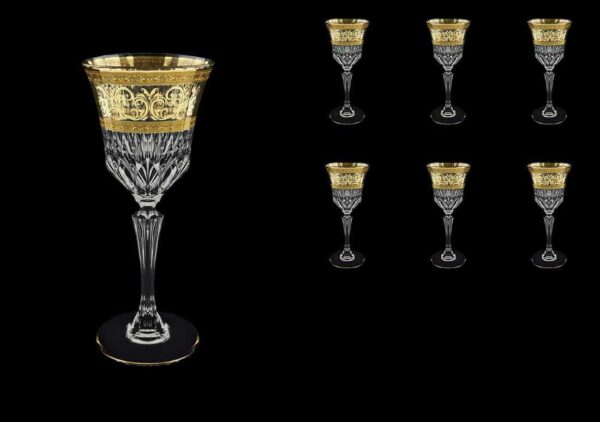 Набор бокалов для вина 220 мл Adagio Allegro Golden Light Астра Голд2