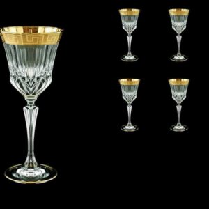 Набор бокалов для вина 220 мл Adagio Antique Golden Classic Астра Голд2