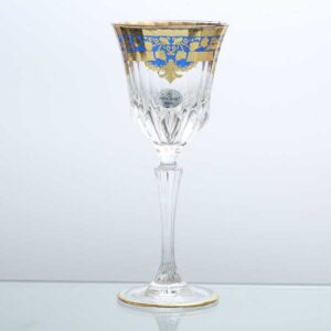 Набор бокалов для вина 220 мл Natalia Golden Blue Астра Голд2