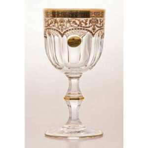 Набор бокалов для вина 230 мл Provenza Flora's Empire G Crystal Light Астра Голд2