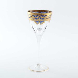 Набор бокалов для вина 250 мл Natalia Golden Blue Астра Голд2