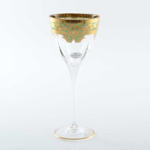 Набор бокалов для вина 250 мл Natalia Golden Turquoise D Астра Голд2
