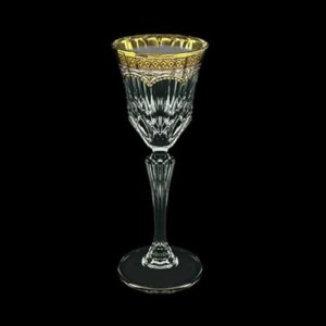 Набор бокалов для вина 280 мл Adagio Flora's Empire Crystal Light Астра Голд2