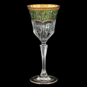 Набор бокалов для вина 280 мл Adagio Flora's Empire Golden Green Астра Голд2