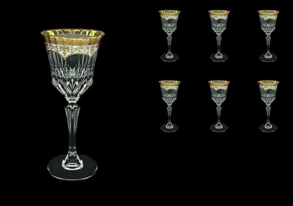 Набор бокалов для вина 280 мл Adagio Flora's Empire Golden White Астра Голд2