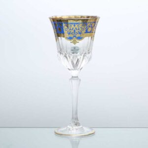 Набор бокалов для вина 280 мл Natalia Golden Blue Астра Голд 2