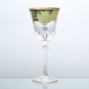 Набор бокалов для вина 280 мл Natalia Golden Turquoise D Астра Голд2