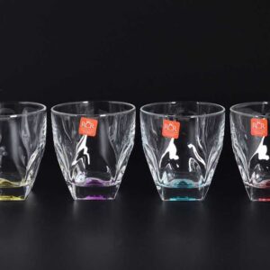 Набор цветных стаканов для виски 320 мл Цветные RCR 2
