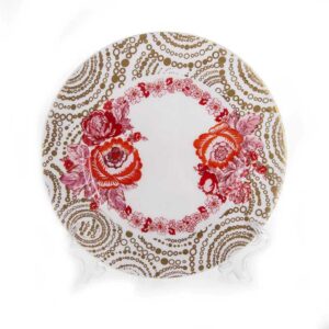 Набор десертных тарелок Голден Розес 17 см Блюмарин 2