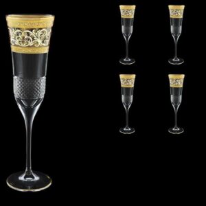 Набор фужеров для шампанского 170 мл Fiesole Allegro Golden Light Астра Голд 2