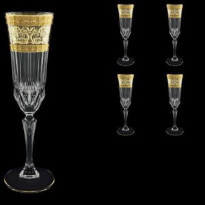 Набор фужеров для шампанского 180 мл Adagio Allegro Golden Light Астра Голд 2