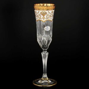 Набор фужеров для шампанского 180 мл Adagio Flora's Empire Golden White Астра Голд 2