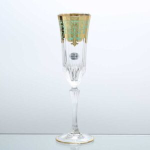 Набор фужеров для шампанского 180 мл Natalia Golden Turquoise D Астра Голд 2