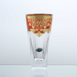 Набор стаканов для воды 380 мл Natalia Golden Red Астра Голд 2