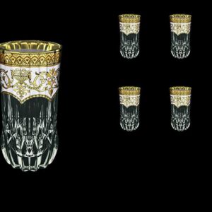 Набор стаканов для воды 400 мл Adagio Flora's Empire Golden White Астра Голд 2