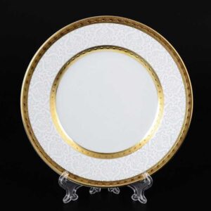 Набор тарелок 17 см Constanza Diamond White Gold Falkenporzellan 2