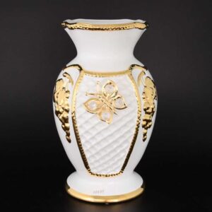 Ваза для цветов 35 см White gold Limoges Bruno Costenaro 2