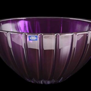Фруктовница 30 см OVAL фиолетовая Кристалайт Богемия 2