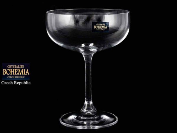Набор бокалов для мартини 200 мл SYLVIA KLARA Кристалайт Богемия 2