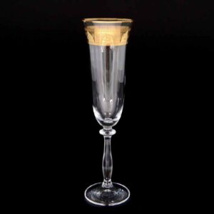 Набор бокалов для вина 190 мл Анжела RIPPLE Кристалайт Богемия 2