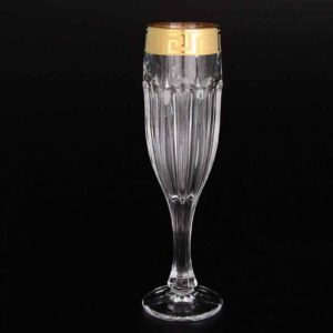 Набор фужеров для шампанского 150 мл Сафари Костка Кристалайт Богемия 2