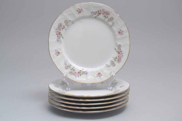 Набор тарелок 17 см Дикая роза золото Bernadotte 2