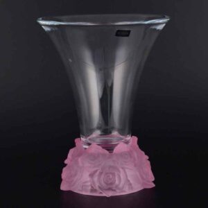 Ваза Frost розовая 25 см Кристалайт Богемия 2