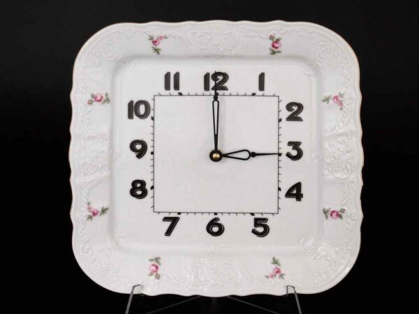 Часы квадратные 26 см Полевой цветок Bernadotte 2