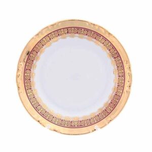 Набор тарелок 17 см Констанция Рубин Золотой орнамент Thun 2