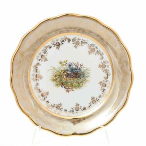 Набор тарелок 17 см Охота Бежевая Sterne porcelan 2