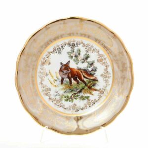 Набор тарелок 19 см Охота Бежевая Sterne porcelan 2