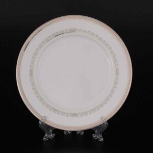Набор тарелок 19 см Опал Платиновая лента Thun 140502