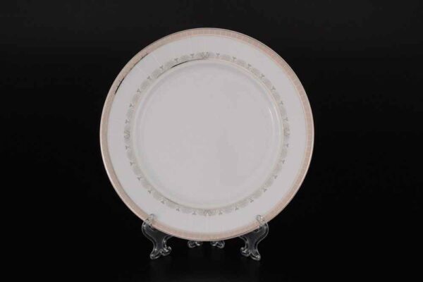Набор тарелок 19 см Опал Платиновая лента Thun 140502