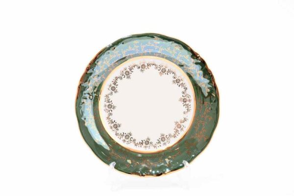Набор тарелок 19 см Зеленый лист Sterne porcelan 2