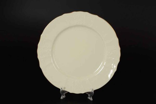 Набор тарелок 25 см Белый узор Be-Ivory Bernadotte 2