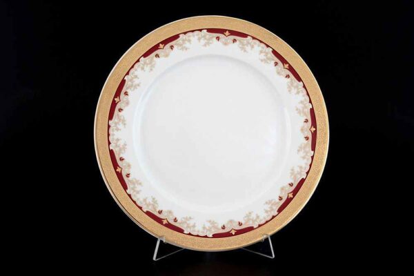 Набор тарелок 25 см Кристина Красная Лилия Thun 2