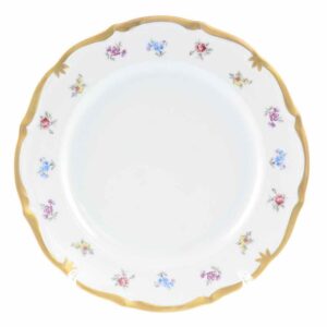Набор тарелок 25 см Мелкий цветок Queen's Crown 2